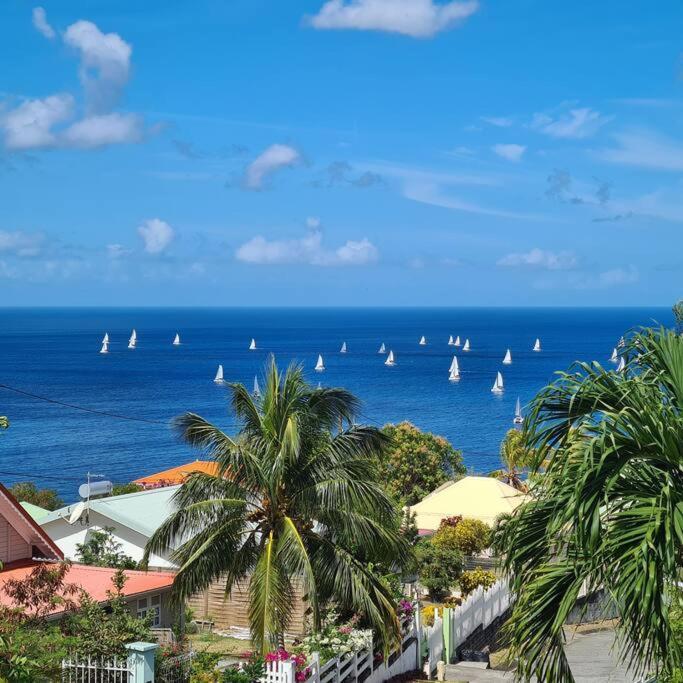 Ti Sucrier Jaune - Douceur Caraibe Vue Mer Ле-Карбе Экстерьер фото